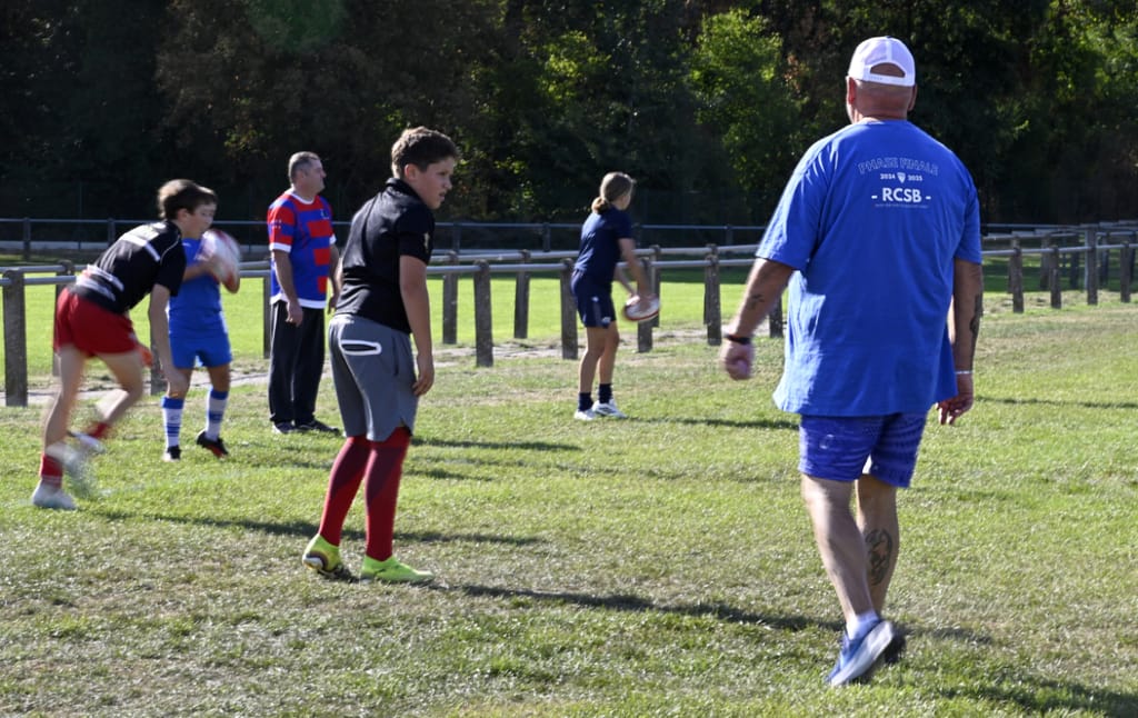 Entrainement au rugby