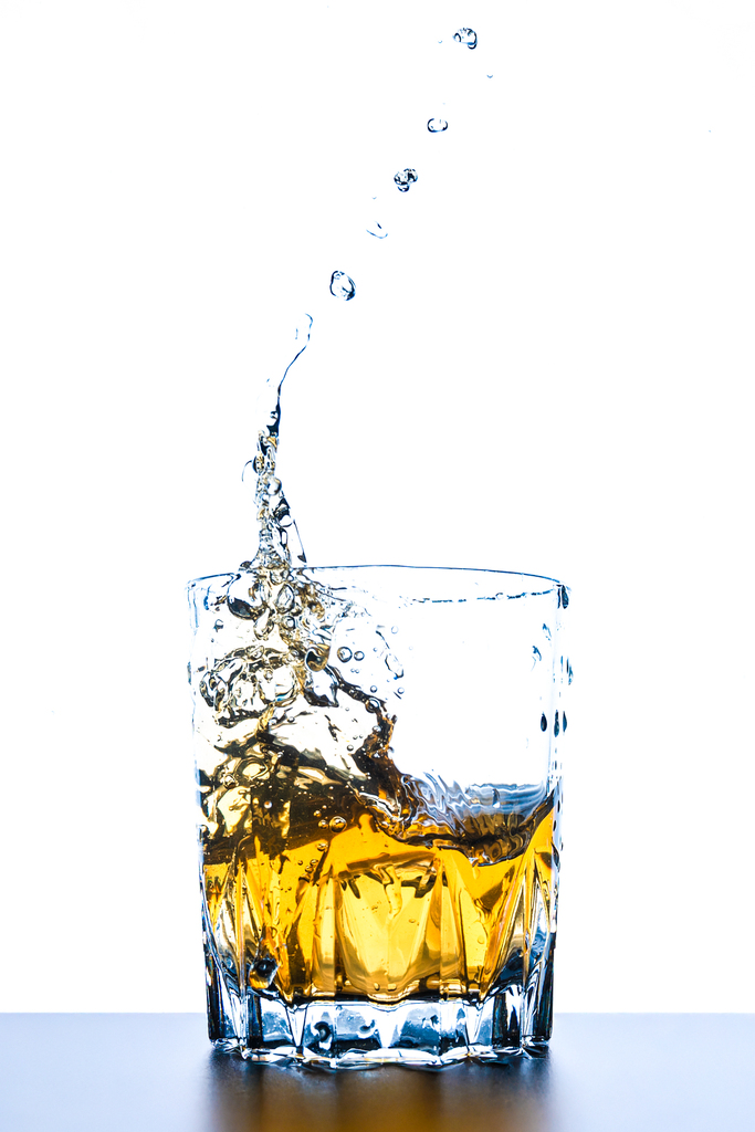 Glace dans Whisky